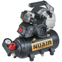 Nuair FU 227/8/6E - Compresseur d'air électrique compact portatif - Moteur 2 CV - 6 Litres