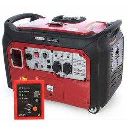 GeoTech-Pro GeoTech PTGA 5000i - Groupe électrogène inverter 4 kW monophasé silencieux avec ATS - dem. électrique