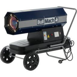 BullMach BM-DDH 20 - Générateur d'air chaud diesel - à combustion directe - sur chariot - 20kW