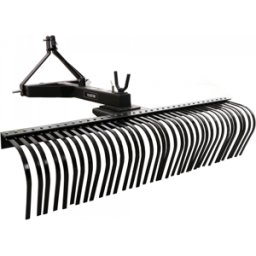 Râteau pour tracteur lourd Blackstone B-HLRK 210 avec raccord à 3 p oints - Série Heavy Duty