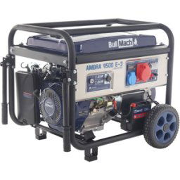 BullMach AMBRA 9500 E-3 - Groupe électrogène 7.5 Kw triphasé - Version à chariot