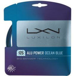 LUXILON Cordage de tennis ALU Power Ocean Blue 125 – Jeu