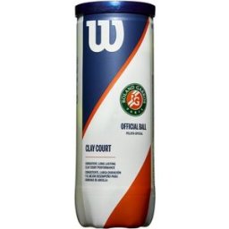 WILSON Boîte de 3 balles Roland Garros Clay Court YELLOW