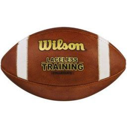 WILSON Ballon d’entraînement de football américain sans laçage BROWN