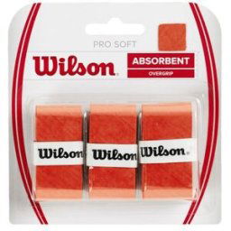 WILSON Surgrip Pro Soft — Pack de 3 ORANGE