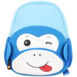 Cartable Maskot Petit sac à dos enfant Trafikot le Singe Bleu Multicolore