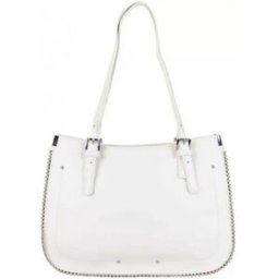 Sac à main Fuchsia Sac cabas déco perle reliée Botton Blanc Multicolore