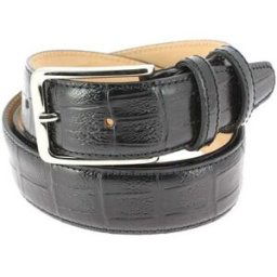 Ceinture Tony & Paul Ceinture aspect reptile WALLY Noir