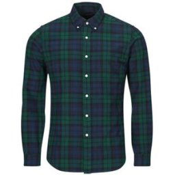 Chemise Polo Ralph Lauren CHEMISE COUPE DROITE EN OXFORD Multicolore