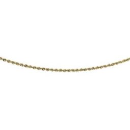 Collier Brillaxis Collier maille corde torsadée 2.6mm Jaune