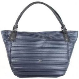 Cabas Patrick Blanc Grand sac cabas April motif plissé marine Multicolore