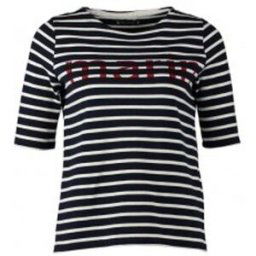T-shirt Petit Bateau Tee-shirt Marinière 1078949240 Bleu Bleu