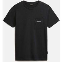 T-shirt Napapijri S-MORGEX NP0A4GBP0021-041 BLACK Noir