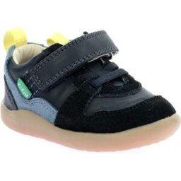 Baskets basses enfant Kickers Kickfreshi Bleu