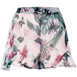 Pantalon Guess Short Femme imprimé fluide Rose MULTI W82D36 Rose