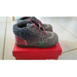 Bottines enfant Kickers Bottines Kickers P. 24 Gris