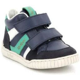 Baskets montantes enfant Kickers WINCKY MARINE VERT BLEU Marine