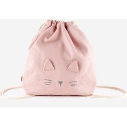 Sac V Things SAC À DOS À CORDES COTON ECO MOTIF ANIMALIER Rose