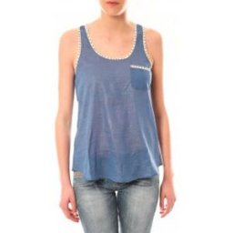 Blouses Lara Ethnics Débardeur Ambre Bleu Bleu