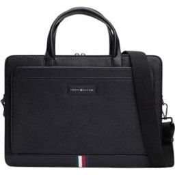 Porte document Tommy Hilfiger Sacoche ordinateur Ref 64493 BDS No Noir