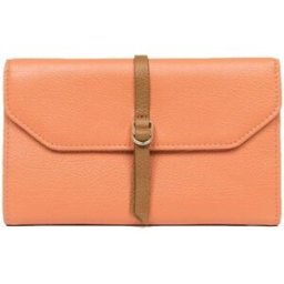 Portefeuille LANCASTER Compagnon en cuir ref_lan42559 Canyon 19*12*2 Orange