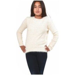 Gilet enfant Kaporal Pull Fille Publi Blanc cassé Blanc