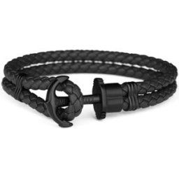 Bijoux Cleor Bracelet en acier Noir