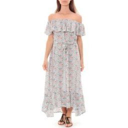 Robe By La Vitrine Robe Longue Care of you Fleuri Bleu F50035 Bleu