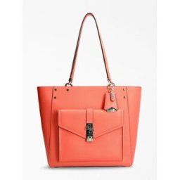 Sac Guess femme sac Albury à breloque corail Orange