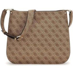 Sac Bandouliere Guess Sac Bandoulière Didi Society Latte Logo SG877818 Marron