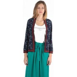 Gilet Kaporal Cardigan / Veste Femme BARJA Bleu Foncé Bleu