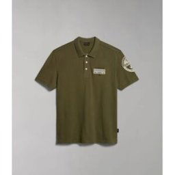 T-shirt Napapijri E-AMUNDSEN NP0A4H6A-GAE1 GREEN LICHEN Vert