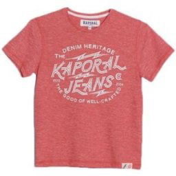 Debardeur enfant Kaporal T-Shirt Garçon Again Rust Rouge