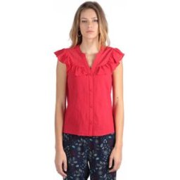 Chemise Kaporal Chemisier / Blouse volant Femme Bulla Rouge Rouge