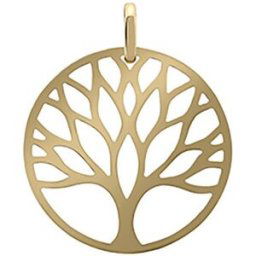 Pendentifs Brillaxis Pendentif arbre de vie or jaune 18 carats Jaune