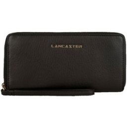 Portefeuille LANCASTER Compagnon en cuir ref_50462 Noir 19*10*2.5 Noir