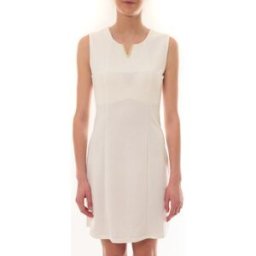 Robe Vera & Lucy Robe sans manches Blanc R6236 Blanc