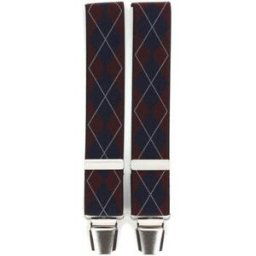 Ceinture Tony & Paul Bretelle 4 clips CALIXTE Rouge