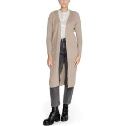Gilet Only ONLTESS LS LONG OPEN CARDIGAN KNT 15330264 Beige