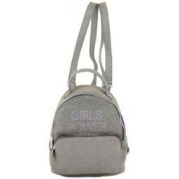 Sac à main Girls Power Petit sac à dos Star clouté effet pailleté Gris Multicolore
