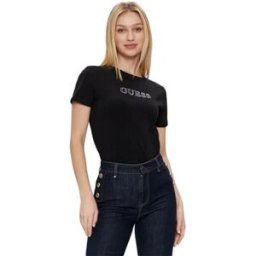 T-shirt Guess Skylar Noir