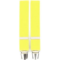 Ceinture Tony & Paul Bretelle 4 clips Jaune