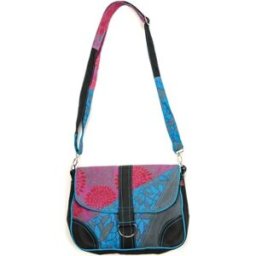 Sac Bamboo's Fashion Petit Sac Besace Prague GN-144 Bleu/Gris Multicolore