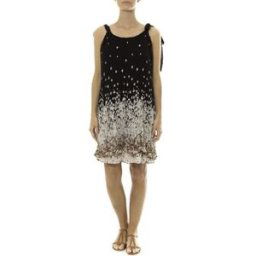 Robe By La Vitrine Robe Noir Care of you Imprimée Fleurs F50113 Noir