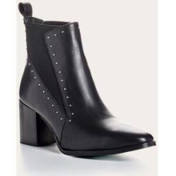 Bottines Reqin's Bottines Zita Cuir Noir - Noir