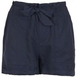 Pantalon Le Temps des Cerises Short Femme Ayaka Atlantic bleu Foncé Bleu