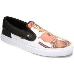 Chaussures de Skate DC Shoes DP MANUAL SLIP ON Rouge