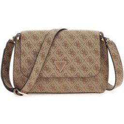 Sac Bandouliere Guess Sac Bandoulière Didi Society Latte Logo SG877820 Marron