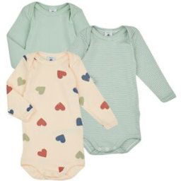 Pyjamas / Chemises de nuit Petit Bateau BODY US ML PACK X3 Vert