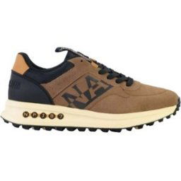 Baskets basses Napapijri Basket Cuir Slate Noir